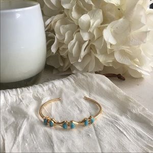 Stella & Dot Turquoise Stone Cuff
